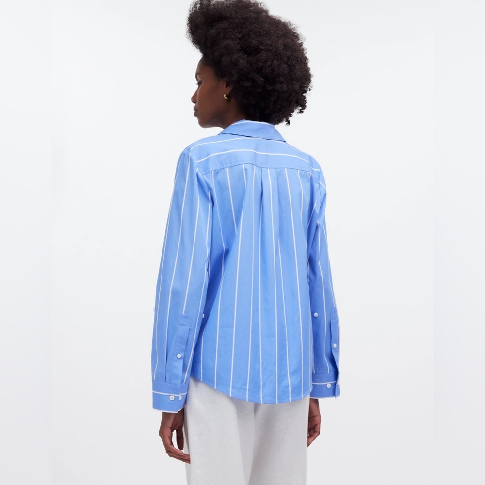 Madewell Relaxed Button-Front Shirt in Poplin - Picture 2 of 6